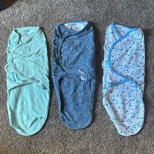 BUNDLE of Three SwaddleMe 100% Cotton Sleep Sack in Mountaineer, Large.
